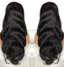 Body Wave 360 Full Lace Frontal Wigs Pre Plucked With Baby Hair Remy Human Hair Wigs Natural For Black Women new2196398