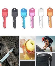 Mini Keyring Key Knife Multi Fruit Blade Blade Caper Coverd Packge Camp Pag