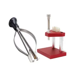 كامل- يدوي Presto Presser Press Press Puller Pulunger Plunger Remover Watch Tools Kit لـ WatchMaker278p