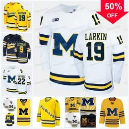 Mag Mitness Michigan Wolverines Hockey Jersey Jersey Power Nick Pastujov Griffin Luce Garrett Van Wyhe Jack Becker Nick Blankenburg Eric Ciccolini Luke