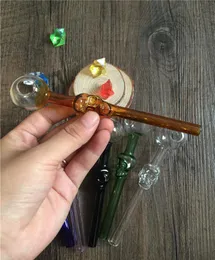 Glass Oil Burner Pipes For Smoking Colorful Pyrex Skull Glass Oil Burner Water Hand Pipe Bongs Bubblers2857999