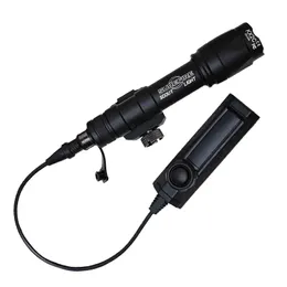 Taktische Airsoft Surefir M300A M600C Dual Funktion Scout Licht LED 340 Lumen Gewehr lichter Passen 20mm Schienen-BK