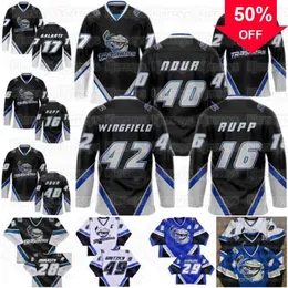 Camisa Mag Danbury Trashers GALANTE Brad Wingfield Rumun Ndur Brent Gretzky Luke Sellars Regan Kelly Mike Rupp Scott Stirling Jon Mirasty FLY