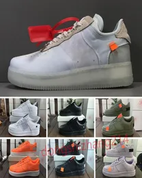 2020 New Cheap Low MCA White Orange Men Women Flyine Running Shoes One OFF Just Orange Skateboarding Sport Trainers shoes 3646 P47392142
