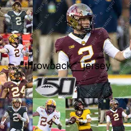 Thr Minnesota Golden Gophers Jersey Tanner Morgan Mohamed Ibrahim Chris AutmanBell Cam Wiley Daniel Jackson Coney Durr Boye Mafe Blaise Andries Daniel Faalele Wrig