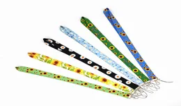 2021 Small Whole New 20pcs Sun Flower Small Daisy Lanyard Fashion Keys Mobile Phone Neck Styles Celebrity Paps ID Holders 303765593