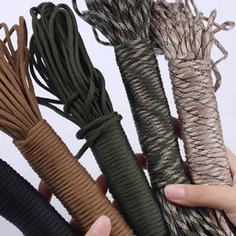 Climbing Ropes 30Meters Dia.4mm 7 Stand Cores Paracord Rope Lanyard Outdoor Camping Rope Climbing Hiking Survival Equipment Tent Accessories 230603