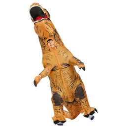 Aufblasbare Hüpfburgen Spielhaus Schaukeln Aufblasbares T-Rex Dinosaurier Cosplay Kostüm Erwachsene Kinder Festival Party Bühnenkleid 230603