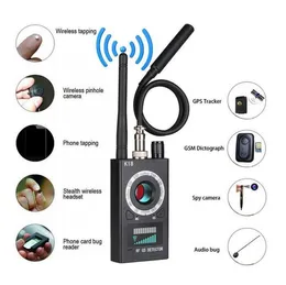 1MHz65GHz K18 Multifunction Detector Camera GSM Audio Bug Finder GPS Signal lens RF Tracker Detect Wireless Products1000588
