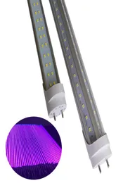 Purple Pink T8 Integrated V Shaped UV LED Black Light UVA 395NM 405NM LED Tube 1Ft 2FT 3FT 4FT 5FT 6FT 8FT 395NM 400NM Ultraviole7155823