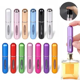 5ml Parfüm Atomizizer Taşınabilir Sıvı Kap Kozmetikler İçin Seyahat Mini Alüminyum Sprey