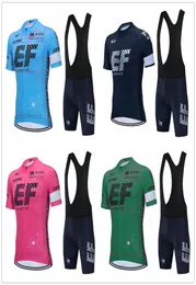 Tour De France 2021 Pro Team EF Cycling Jersey Set MenWomen Summer Breathable Short Sleeve Cycling Clothing Bib Shorts Suit5322877