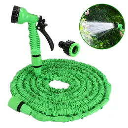 Hoses 25175FT Magic Adjustable Water Gun Garden Hose Pipe Expandable Wash Sprayer 7 Spraying Mode Farm Irrigation Car 230603