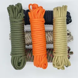 Climbing Ropes 100FT 50FT Dia.4mm 9 stand Cores Paracord for Survival Parachute Cord Lanyard Camping Climbing Camping Rope Hiking Clothesline 230603