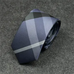 Brand Men's Tie Silk Necktie Luxury Dark Jacquard Woven Party Wedding Business Formal Fashion Stripe Design box suit Tie