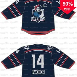 MAG C202 Metropolitan Riveters 2021 22 Hockey Jersey Men Women Youth Custom Any Number Any Name