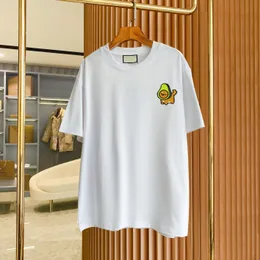 T-shirts Plus pour hommes Polos Col rond brodé et imprimé vêtements d'été de style polaire avec street pur coton qer23wr