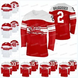 C2604 Mitness Team Denmark 2022 Winter Hockey Jersey Peter Regin Mikkel Bodker Nicolai Meyer Patrick Russell Frans Mathias Bau Hansen Emil