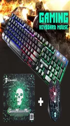 Gaming Keyboard Mouse Wired USB Keyboards and Mouse Back lit Keyboard for PC Desktop Laptop Gamer9029485