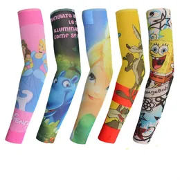 Tattoos Wholesale Children Unisex Elastic Sun Protection Arm Tattoo Sleeve For Kid Outdoor Arm Tattoo Stockings 400pcs/lot Free Shipping