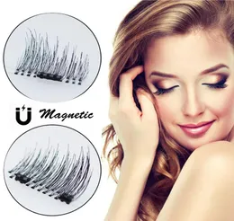 New Reusable Magnetic Eyelashes Handmade Black Fiber Makeup False Eyelash Extension Eyes Make Up Accessories 1 Pair4852082