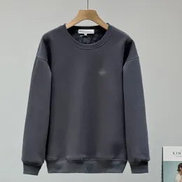 Nya herrtröjor Polo Sticked Cotton O-Neck Sweatshirt Pullover Fashion Paris långärmad asiatisk storlek