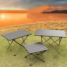 Mobili da campo Tavolo pieghevole veloce da esterno in lega di alluminio di piccole dimensioni Barbecue da campeggio portatile da picnic