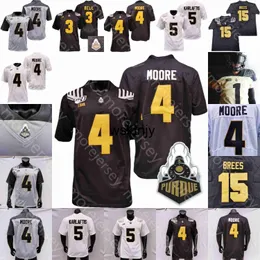 Wsk Purdue Boilermakers Football Jersey NCAA College Drew Brees Aidan O'Connell King Doerue Jones Jefferson Humpich Cam Allen Moore Bell Karlaftis Downing Rice