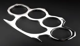 Protective Gear SilverBlackGold Color Thin Steel Brass knuckle dustersSelf Defense Personal Security Women039s and Men0395429370