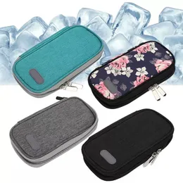 Care Portable Oxford Cloth Insulin Glaciated Cold Storage Bag Medicine Travel Pocket Cooler Bag Pack Drug Freezer for Diabetes People