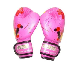 Children Kids Boxing Gloves Cartoon Printing Breathable Soft Pu Sparring Training Boxing Gloves Kickboxing Pads3545539