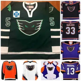 C2604 C202 AHL Philadelphia Phantoms 33 David Harlock 13 Prospal Custom Hockey Jersey Nazwa Nazwa Szwytanej Liczby Wysokiej jakości