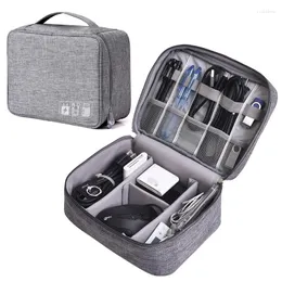 Storage Bags Travel Digital Bag Portable Electronic Accessories Cable Organizer Power Charger Pouch Zipper Box Case USB