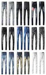 Mens jeans Slim Fit Ripped Jeans Men HiStreet Mens Distressed Denim Joggers Knee Holes Washed Destroyed 22 style color Jeans2419498