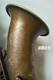 French Brand Custom Mark VI High Quality Tenor Saxophone 95 Copy Musical Instruments Antique copper simulation professional Brass7165580