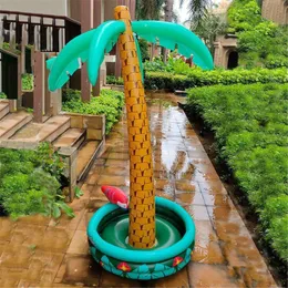 Inflatable Bouncers Playhouse Swings Inflatable Ice Bucket Hawaii Series 180cm Coconut Palm Tree Ice Drinks Buffet Whiskey Sandbeach Party Supplie 230603