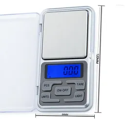 100/200/x0.01/Alta Precisione Medicinale Cibo Gioielli Cucina 500 Bilancia 0.1G Display LCD Elettronico Mini Tasca Digitale