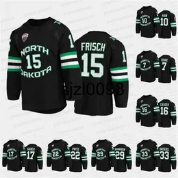 Sj98 2022 VINTAGE Driscoll College Hockey NCHC Jersey T.J. Oshie Gavin Hain Ethan Frisch Ashton Calder Riese Gaber Mark Senden Shane Pinto Jake