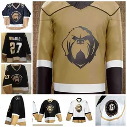 C2604 2021 Newfoundland Growlers Hockey Jersey Trey Bradle Brady Ferguson Justin Brazeau Matt Bradley Marcus Power Giorgio Estephan Todd Skirving