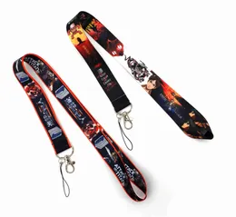 2021Whole New 20pcs Japan Anime Attacking Giant Lanyard Fashion Keys Mobile Phone Neck ID Holders for Car Key ID Card Mobile P1950853
