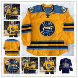 C2604 Men Toledo Walleye Hockey Jersey 22 Naurato 86 Evan Rankin 30 Pearce 35 Pearce Mens Youth 100 ٪ Embroidery أي اسم أو رقم