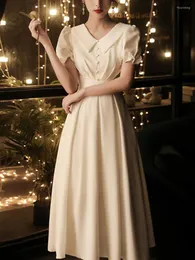 Casual Dresses 2023 Spring Summer Evening Dress Women White And Red Color Luxury Designer High-end Princess Elegant Banquet