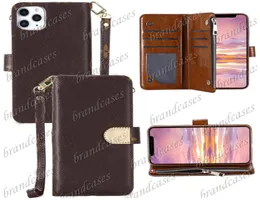 Fashion Wallet cell Phone Cases for iPhone 14promax 14pro 14 13pro max 12 12pro 11promax Letter Flower PU Leather Full Body Case C2189210