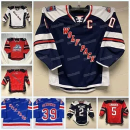 C2604 MITNESS Custom Wolf Pack Jersey Ahl Tanner Fritz Justin Richards Zach Giuttari Anthony Bitetto Keith Kinkaid Tarmo