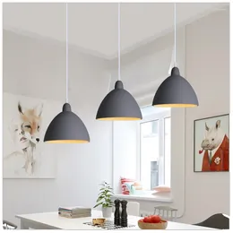 Hängslampor nordiska loft e27 tak hem dekor restaurang droppljus matsal möbler upphängning dekoration