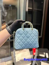23s Designer Patent Leather Shell Bag Luxury Wallet Chain Strap Women Shoulder Bags Top Handle Handbag Fashion Cosmetic pochette Crossbody Bag Makeup Bag Totes