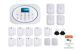 Tuya WiFi GSM Home Alarm System Wireless House Security Alarm With IP Camera Smart Life APP Alexa Google Home Voice Control11403778