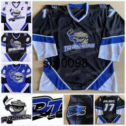 SJ98 Brent Gretzky Danbury Trashers 2004-05 Jersey Mike Bayrack Galante Brad Wingfield Jon Mirasty Scott Stirling Bren Dan McCartin