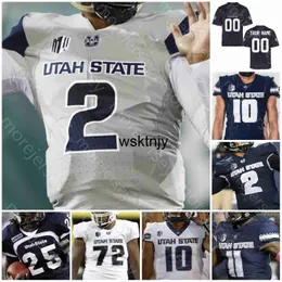 Wsk Utah State Aggies Fußballtrikot NCAA College Love Logan Bonner Tyler Jr. Robert Briggs Reynolds Brian Cobbs Van Leeuwen McGriff Tafisi Ajani Carter Larsen