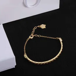 Мода Gold Charm Браслеты для мужских женских вечеринок любителей свадьбы подарки подарки с подарками в коробке 64